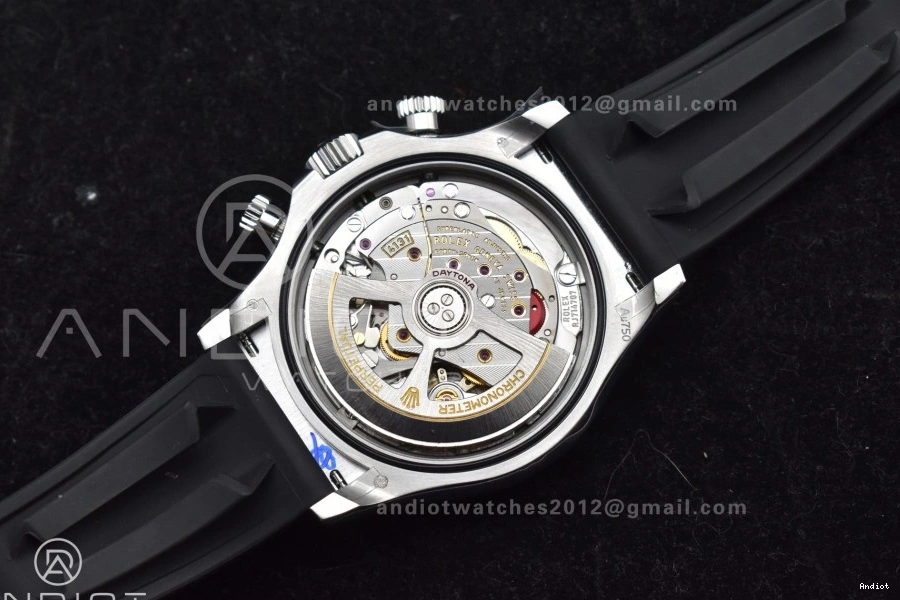Best Daytona HighPerformance on V6 1:1 Dial SH4131 (Weighted) 811 Strap QF Gray Edition Oysterflex Black 126519 0815